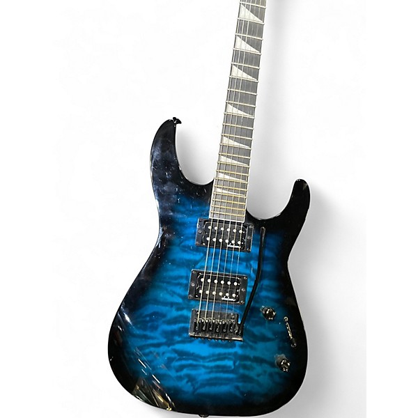 Used Jackson Dinky JS20 DKQ 2PT Blue Solid Body Electric Guitar