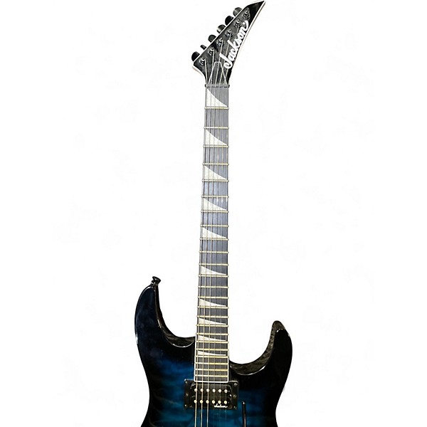 Used Jackson Dinky JS20 DKQ 2PT Blue Solid Body Electric Guitar