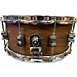 Used PDP by DW 14X6.5 Concept Series Limited Edition 20-Ply Hybrid Walnut Maple Satin Walnut Drum