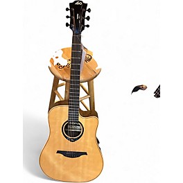 Used Lag Guitars THV30DCE Natural Acoustic Electric Guitar