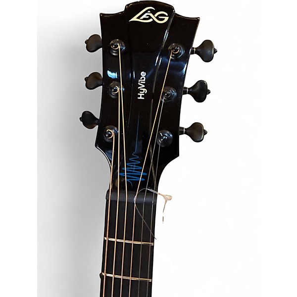 Used Lag Guitars THV30DCE Natural Acoustic Electric Guitar