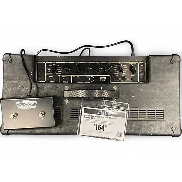Used VOX AD50VT 1x12 50W Guitar Combo Amp