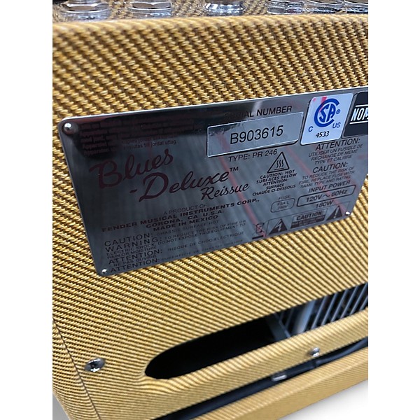 Used Fender Blues Deluxe Reissue 40W 1x12 Tweed Tube Guitar Combo Amp