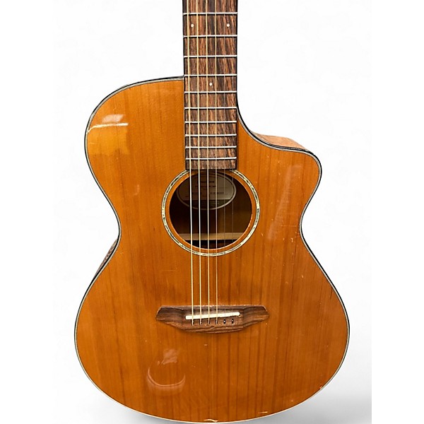 Used Breedlove Pursuit Concert Natural Acoustic Electric Guitar