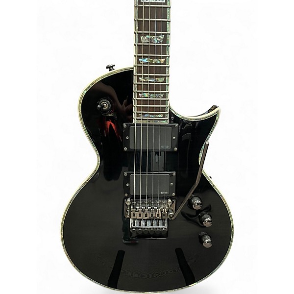 Used ESP LTD EC-1000 Deluxe Black Solid Body Electric Guitar