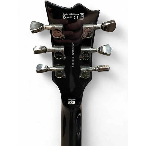 Used ESP LTD EC-1000 Deluxe Black Solid Body Electric Guitar