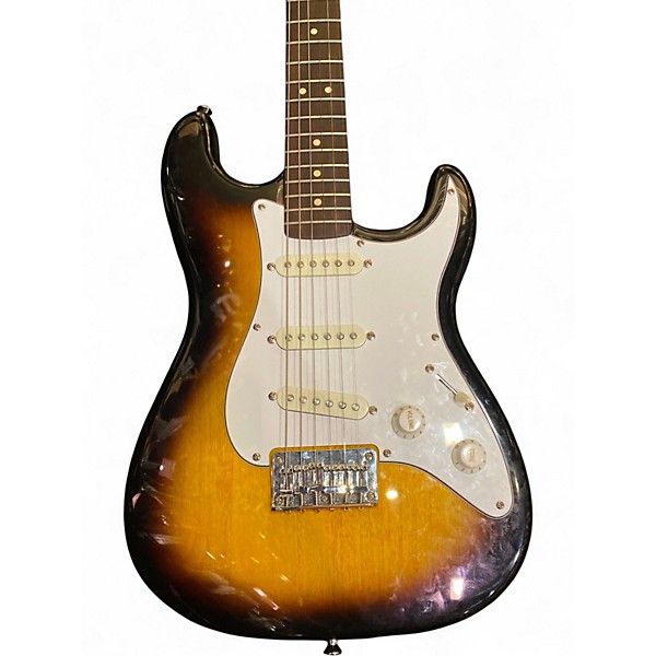 Used Squier Standard Stratocaster 2 Color Sunburst Solid Body Electric Guitar