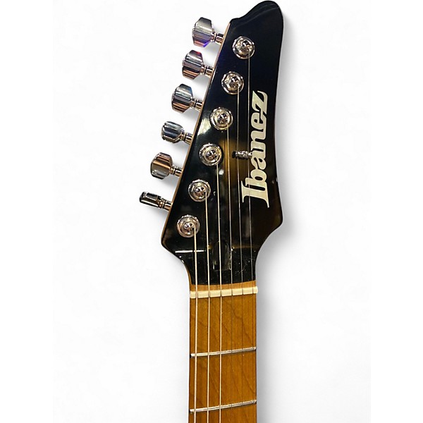 Used Ibanez AZ24P1QM Premium DEEP OCEAN BLONDE Solid Body Electric Guitar