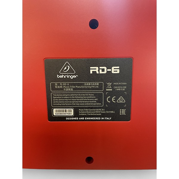 Used Behringer RD6 Drum Machine