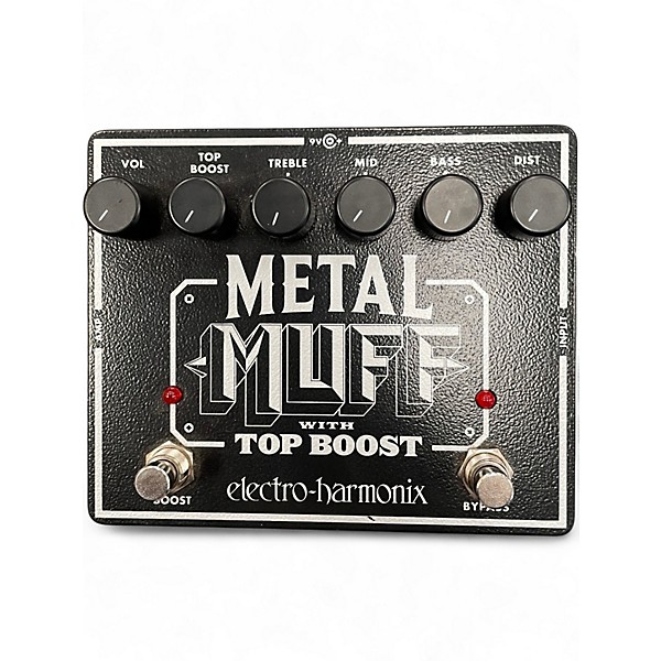 Used Electro-Harmonix Metal Muff Distortion With Top Boost Effect Pedal
