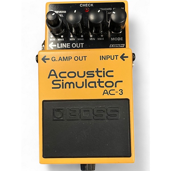Used BOSS AC3 Acoustic Simulator Effect Pedal