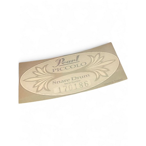 Used Pearl 3X12 Power Piccolo Snare Black Drum