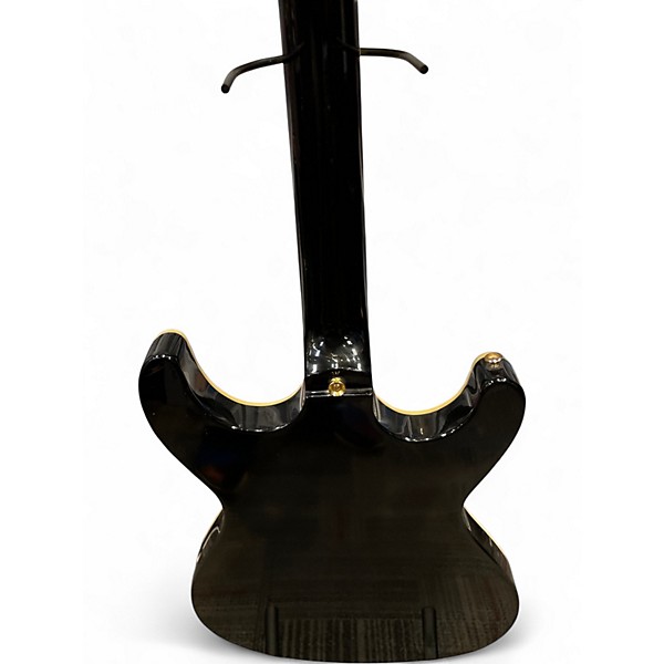 Used Eastwood SIDE JACK Black Solid Body Electric Guitar