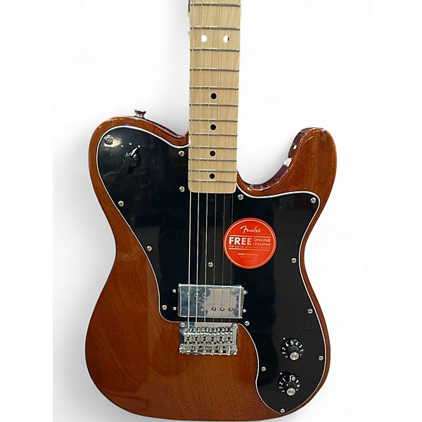 Used Squier Paranormal Esquire Deluxe Mocha Solid Body Electric Guitar