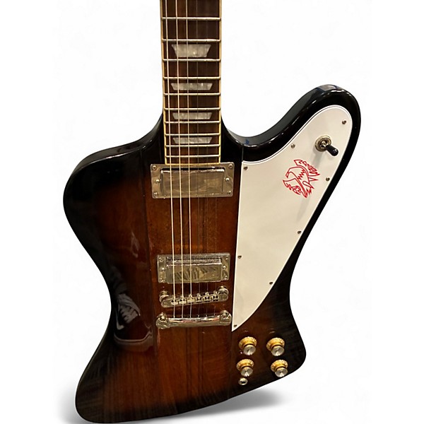 Used Epiphone Firebird Studio Vintage Sunburst Solid Body Electric Guitar