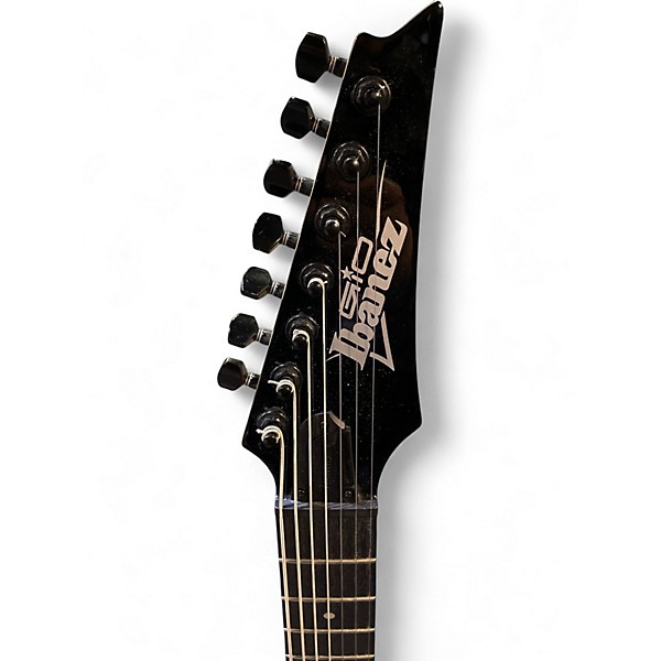 Used Ibanez GRG7221QA Trans Blue Burst Solid Body Electric Guitar