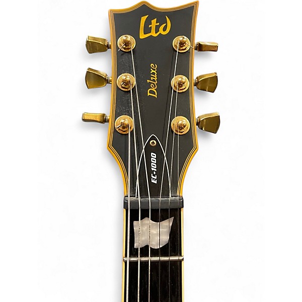 Used ESP LTD EC1000 Satin Black Solid Body Electric Guitar