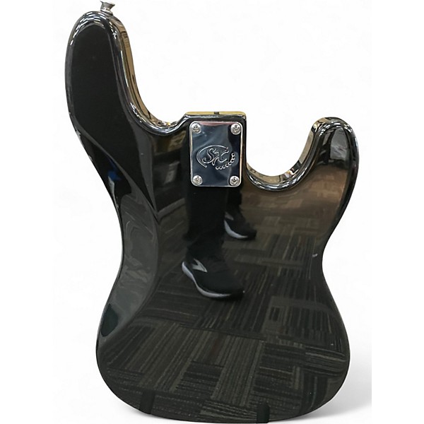 Used SX vtg series split pu bass left handed Black Electric Bass Guitar