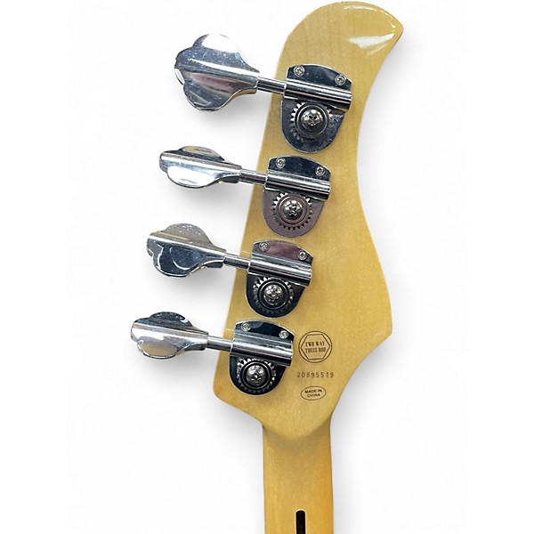 Used SX vtg series split pu bass left handed Black Electric Bass Guitar