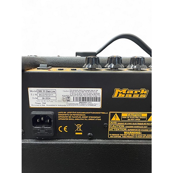 Used Markbass cmb101 1x10 40w Bass Combo Amp