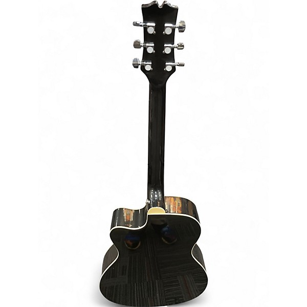 Used Mitchell 0120CEMB Black Acoustic Electric Guitar