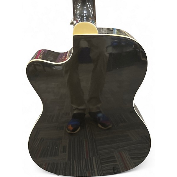 Used Mitchell 0120CEMB Black Acoustic Electric Guitar