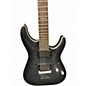 Used Schecter Guitar Research C1 Platinum SEE THRU BLACK SATIN Solid Body Electric Guitar