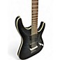 Used Schecter Guitar Research C1 Platinum SEE THRU BLACK SATIN Solid Body Electric Guitar