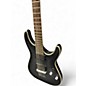 Used Schecter Guitar Research C1 Platinum SEE THRU BLACK SATIN Solid Body Electric Guitar
