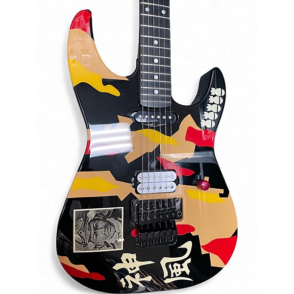 Used ESP Kamikaze 1 George Lynch Signature Custom Graphic Solid Body Electric Guitar