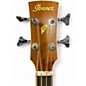 Used Ibanez pnb14e-opn Vintage Natural Acoustic Bass Guitar