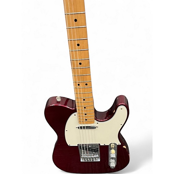 Used Fender Standard Telecaster Crimson Red Trans Solid Body Electric Guitar