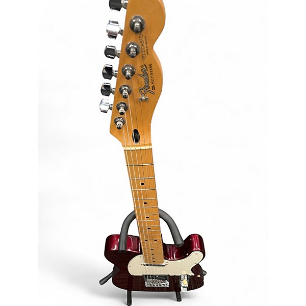 Used Fender Standard Telecaster Crimson Red Trans Solid Body Electric Guitar