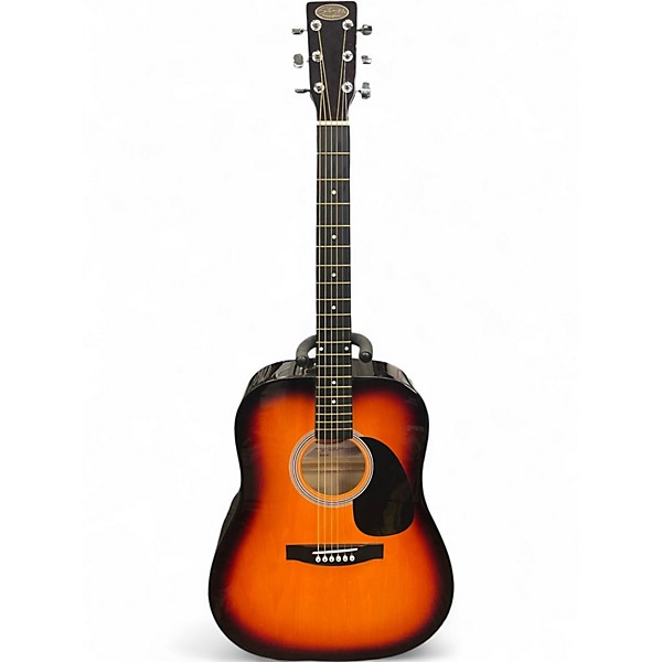 Used Stagg SW201 2 Tone Sunburst Acoustic Guitar