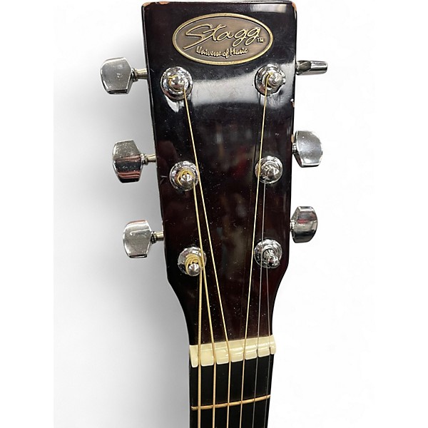 Used Stagg SW201 2 Tone Sunburst Acoustic Guitar