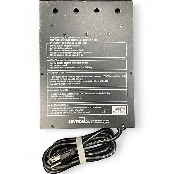 Used Leviton d4dmx-md3 Lighting Controller