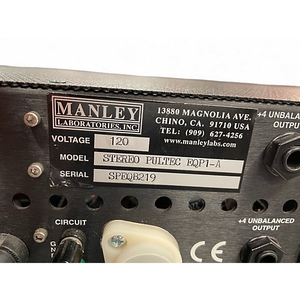 Used Manley STEREO EQP1A 'PULTEC EQ LIMITED EDITION Equalizer