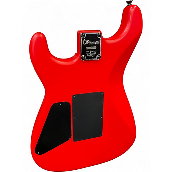 Used Charvel Pro Mod San Dimas HH FR Satin Ferrari Red Solid Body Electric Guitar