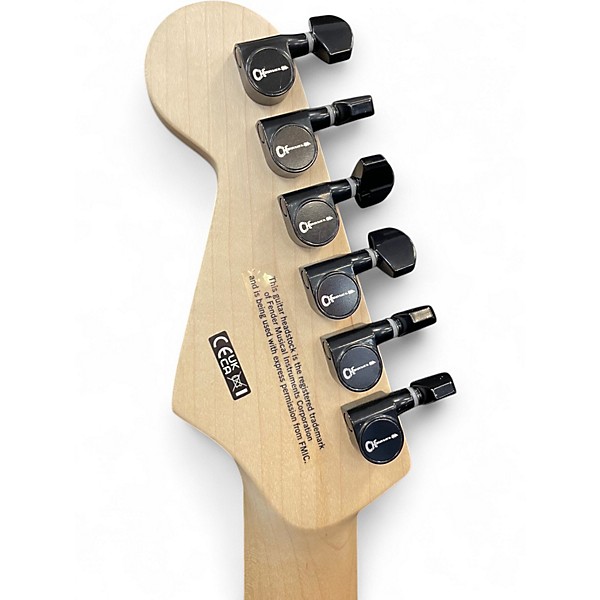 Used Charvel Pro Mod San Dimas HH FR Satin Ferrari Red Solid Body Electric Guitar