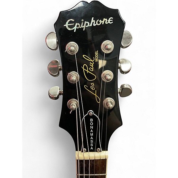 Used Epiphone Limited Edition Joe Bonamassa Les Paul Standard Gold Top Solid Body Electric Guitar