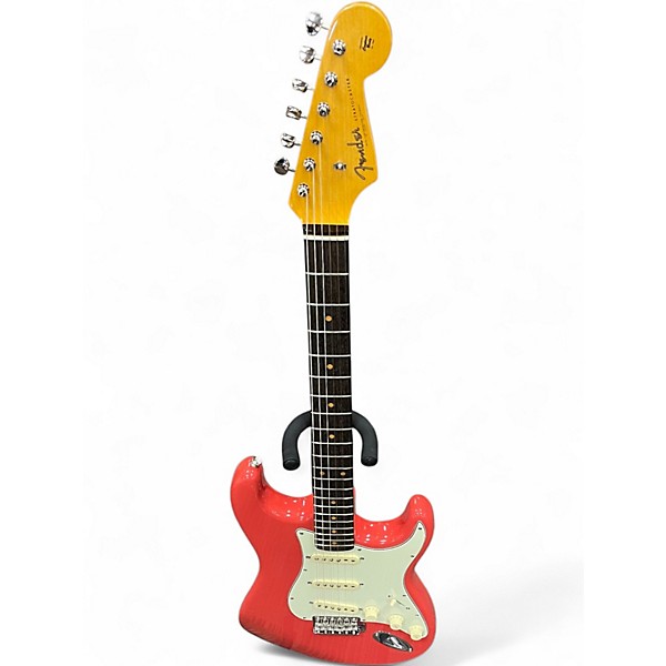 Used Fender American Vintage II "61 Stratocaster Fiesta Red Solid Body Electric Guitar
