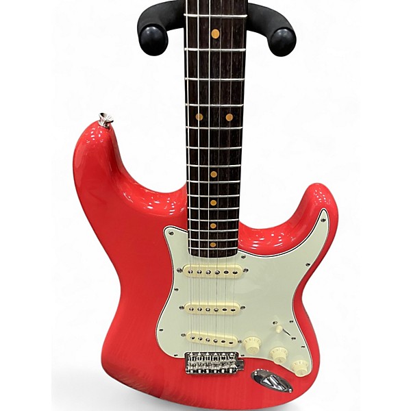 Used Fender American Vintage II "61 Stratocaster Fiesta Red Solid Body Electric Guitar