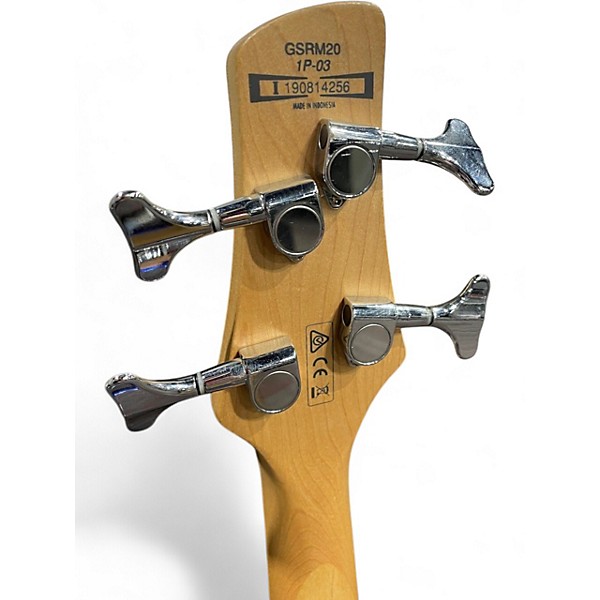 Used Ibanez GSRM20 Mikro Short Scale Blue sparkle Electric Bass Guitar