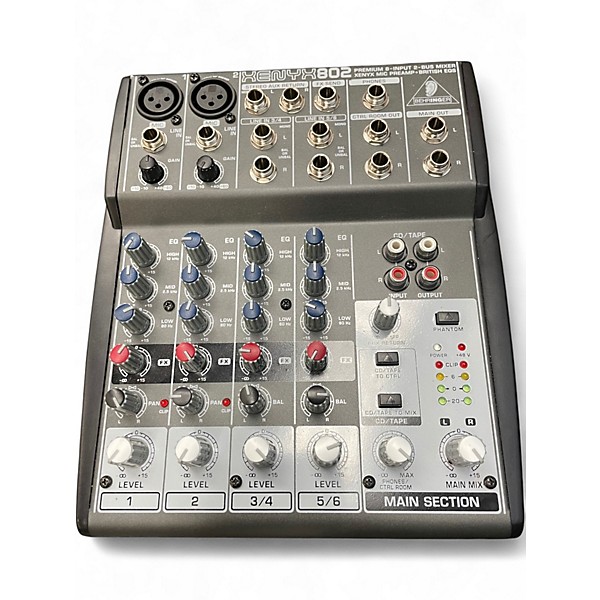 Used Behringer Xenyx 802 Unpowered Mixer