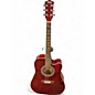 Used Washburn L22052552 Dakota Red Acoustic Electric Guitar thumbnail