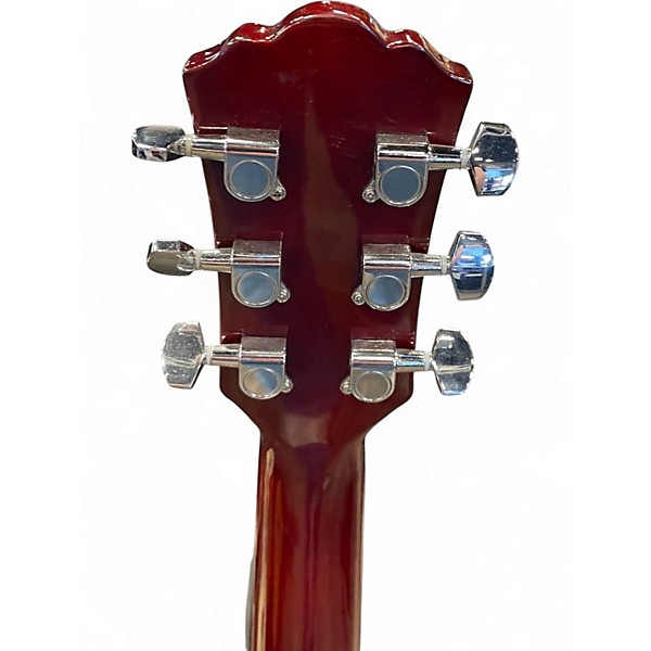 Used Washburn L22052552 Dakota Red Acoustic Electric Guitar