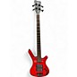 Used Warwick Corvette 4 String Hot Rod Red Electric Bass Guitar thumbnail