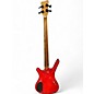 Used Warwick Corvette 4 String Hot Rod Red Electric Bass Guitar