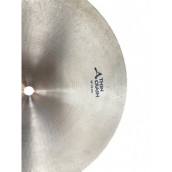 Used Zildjian 14in A Series Thin Crash Cymbal