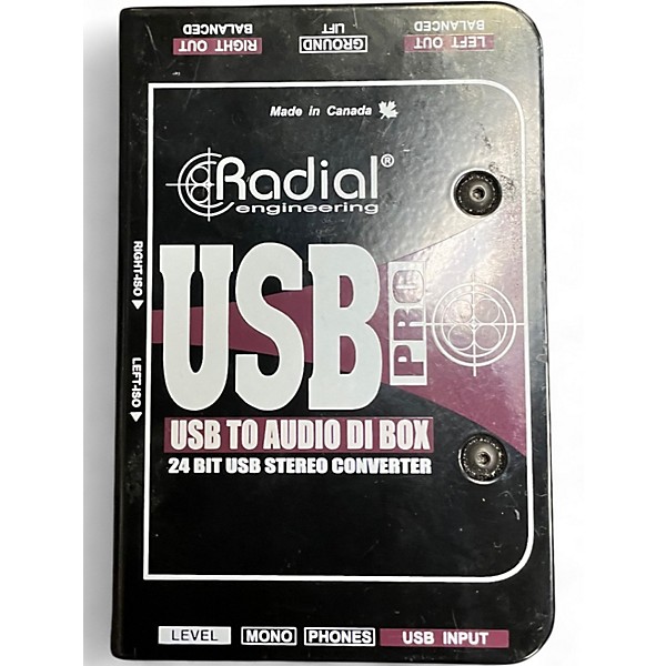 Used Radial Engineering USB PRO DI Audio Interface